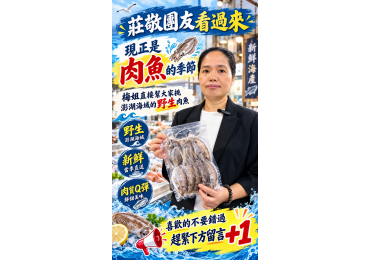 (圖)🐟 【產地直奔｜梅姐幫你挑！澎湖野生肉魚來啦！】 🌊 📣 莊敬團友看過來！ 現在正是吃肉魚的季節啦！😍